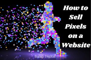 how to sell pixels on a website